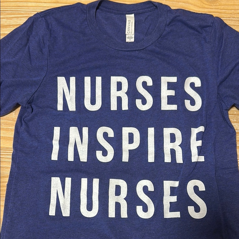 Bella Canvas Heather Blue Crewneck Tee
